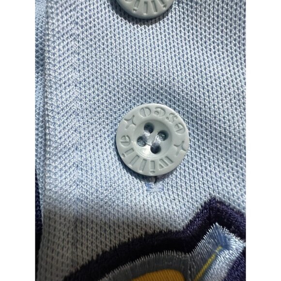 Vintage Willie Esco Baseball‎ Jersey Mens Large Blue Button Sewn Short Sleeve. - Picture 6 of 13
